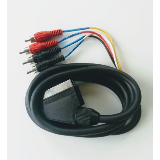 Καλώδιο Scart - 4RCA / 2μέτρα