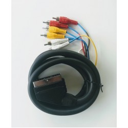 Καλώδιο Scart - 6RCA / 2μέτρα