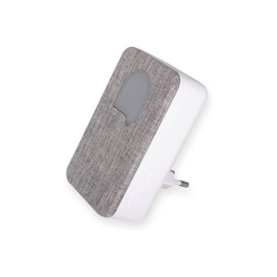 Κουδούνι πρίζας τηλεχειριζόμενο φωτιζόμενο λευκό - SONE - Sentinel