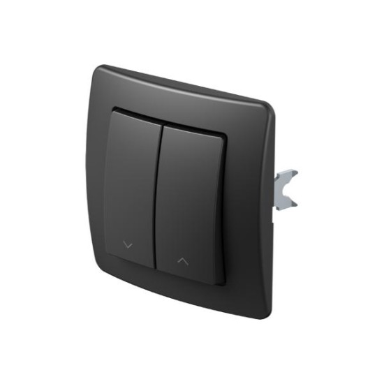 Μπουτόν ρολλών λευκό 10A 250V~ PW NT 09 / TEM EKONOMIK