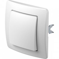 Διακόπτης αλερετούρ λευκό 10AX 250V~ PW / TEM EKONOMIK