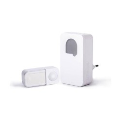 Κουδούνι πρίζας τηλεχειριζόμενο φωτιζόμενο λευκό - SONE - Sentinel