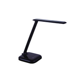 Φωτιστικό γραφείου LED 6W 3000k-6000k 480Lm Dimmable Πλαστικό + PVC μάυρο καλώδιο / Μάυρο FUTUR2 - acadecor   