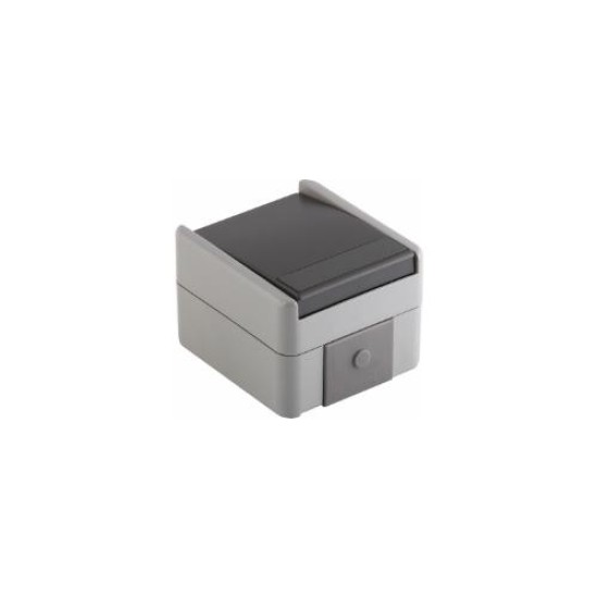 Διακόπτης μεσαίος αλέ ρετούρ λευκό IP44 16A 250V~ PW / FONTANA TEM