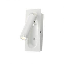 Φωτιστικό χωνευτό LED 3W 4000K 190Lm Μέταλλο / Λευκό μάτ 7X5X17CM AIAS - acadecor 