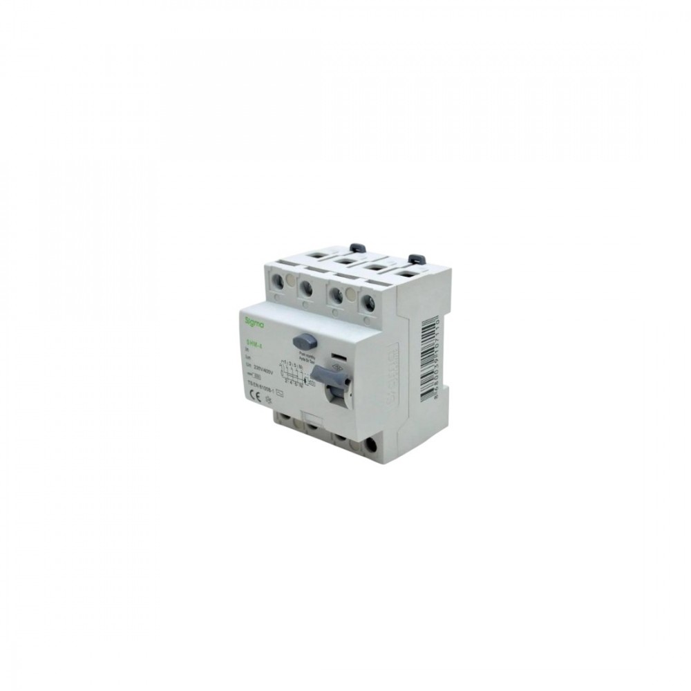 Residual current circuit breakers 3P+N 40A AC - 4P-40A 30mA 6kA ...