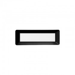 Απλικα LED PC Παραλληλόγραμμη 4W 3000K IP65 230mm x 80mm x 28mm Μαυρη - SLIM31NB  - aca