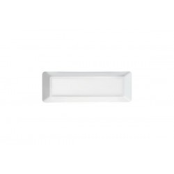 Απλικα LED PC Παραλληλόγραμμη 4W 3000K IP65 230mm x 80mm x 28mm Λευκή - SLIM31NW  - aca