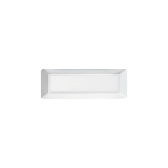 Απλικα LED PC Παραλληλόγραμμη 4W 3000K IP65 230mm x 80mm x 28mm Λευκή - SLIM31NW  - aca