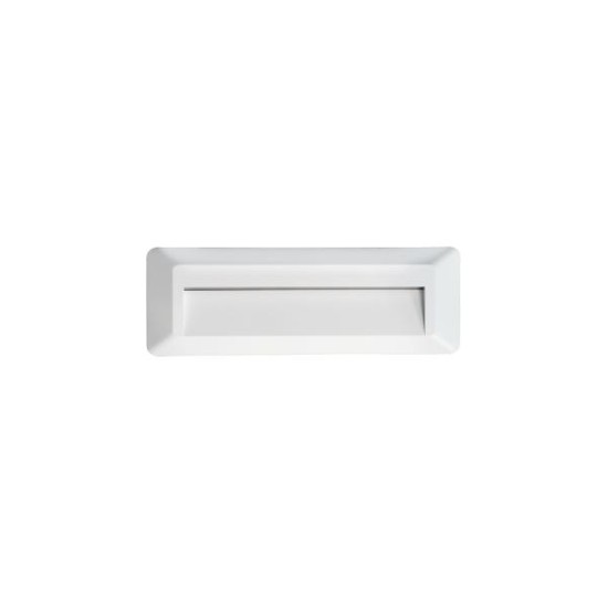 Απλικα LED PC Παραλληλόγραμμη 2W 3000K IP65 230mm x 80mm x 28mm Λευκή - SLIM32NW  - aca
