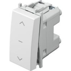 Διακόπτης ρολών λευκό 1-0-2 / 16AX 250V~1Module PW NT 10 - TEM MODUL