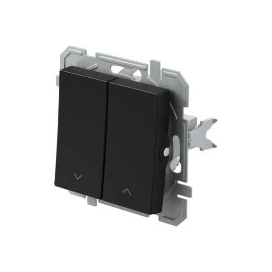 Μπουτόν ρολλών 10A 250V~ PW Λευκό XO LOGIQ TEM