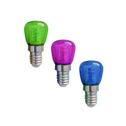 Λάμπα Led 1W - 2+1 / Μπλέ-Πράσινη-Μώβ / 230V  - ST26PBGP - Diolamp