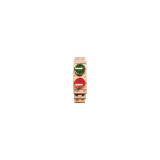 Push button double 1NO/NC Green/ Red SV031 - hager