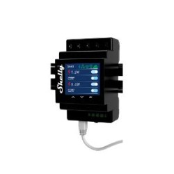 Επαγγελματικός έξυπνος διακόπτης ράγας DIN 4 Καναλιών με μέτρηση ισχύος LAN , wifi & Bluetooth 40A ShellyPRO 4PM