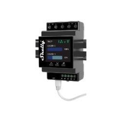 Έξυπνος ελεγκτής διπλού καλύμματος με ενσωματωμένουςμετρητές ισχύος LAN , wifi & Bluetooth ShellyPRO DUAL COVERPM