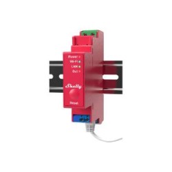 Ρελέ 1 Φάσης 1 καναλιού με ενσωματωμένο μετρητή ισχύος LAN , wifi & Bluetooth 16A ShellyPRO1PM