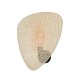Φωτιστικό επίτοιχο 1 x E27 15W Rattan + Μέταλλο / Φυσικό + Μάυρο 42X38X15CM SKYROS - acadecor