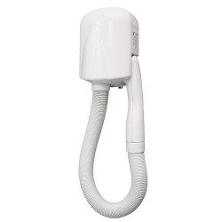 Στεγνωτήρας μαλλιών με έυκαμπτο σωλήνα λευκό για ξενοδοχεία - 400W/700W - TINY - Vama 