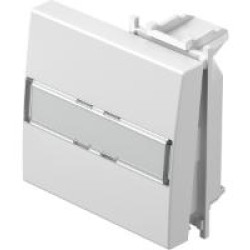 Πλήκτρο 2Στοιχείων επιγραφής λευκό PW IL  - TEM MODUL