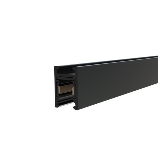 Μαγνητική ράγα 24V DC Οροφής - Κρεμαστή (1μέτρο) Μάυρο - TMS1MB - aca
