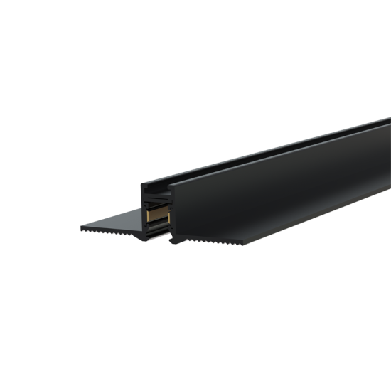 Μαγνητική ράγα ημιχωνευτή trimless 24V DC Οροφής  (1μέτρο) Μάυρο - ΤMT1MΒ - aca
