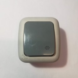 Διακόπτης A-R εξωτερικός γκρί - IP54 - tplast