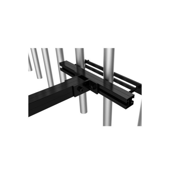 Βάση στήριξης Φωτοβολταικων πάνελ αλουμινίου για μπαλκόνι μάυρο χρώμα για TS800W - TSBRAC - acaenergy