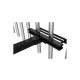 Βάση στήριξης Φωτοβολταικων πάνελ αλουμινίου για μπαλκόνι μάυρο χρώμα για TS800W - TSBRAC - acaenergy