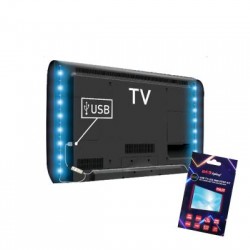 Ταινία Led TV USB RGB Blister Kit IP65 - 2x0,50Μέτρα - Με ενσύρματο τηλεχειριστήριο  - TVLIT - ACA