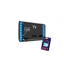 Ταινία Led TV USB RGB Blister Kit IP65 - 2x0,50Μέτρα - Με ενσύρματο τηλεχειριστήριο  - TVLIT - ACA