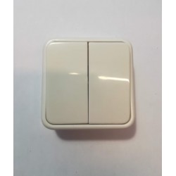 Διακόπτης K-R εξωτερικός λευκό - IP33 - U1112 - MINI