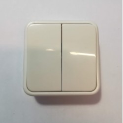 Διακόπτης K-R εξωτερικός λευκό - IP33 - U1112 - MINI