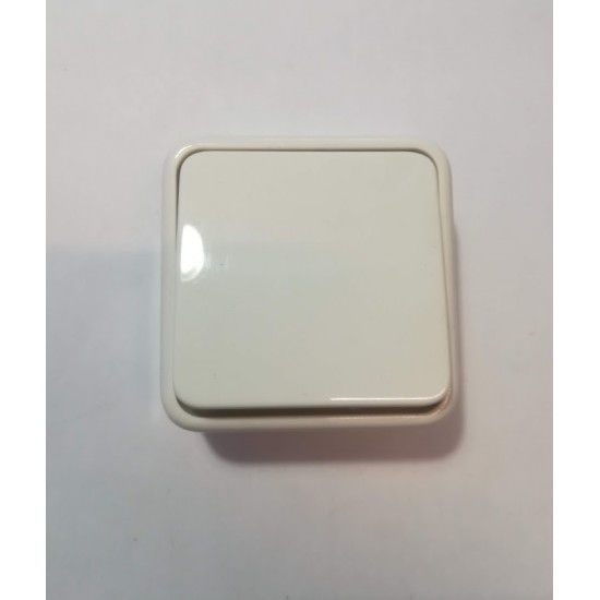 Διακόπτης Aπλός εξωτερικός λευκό - IP33 - U1111 - MINI