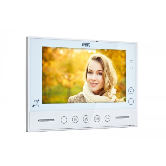 Ψηφιακό σύστημα θυροτηλεόρασης 2Voice ανοικτής ακρόασης V MODO 1719/1  2αγωγών με πίνακα εισόδου Sinthesi S2 - Urmet