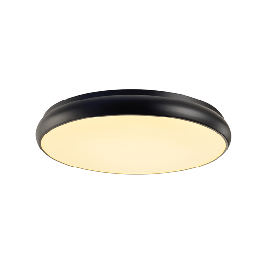 Ceiling light LED 54W 3000k 4320lm Metal + PMMA  / Mat white + Opal D60XH8CM KALLISTA - acadecor