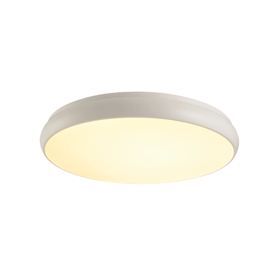 Ceiling light LED 54W 3000k 4320lm Metal + PMMA  / Mat white + Opal D60XH8CM KALLISTA - acadecor