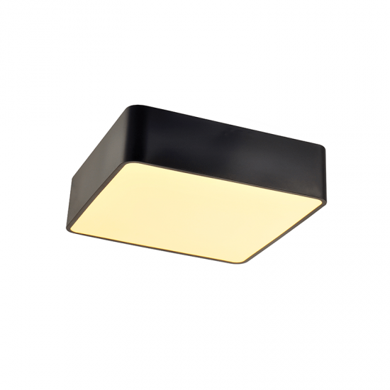 Φωτιστικό οροφής LED 40W 3000k 3200lm Μέταλλο + PMMA / Λευκό μάτ + Αμμοβολή 48X48XH13CM EMERY - acadecor