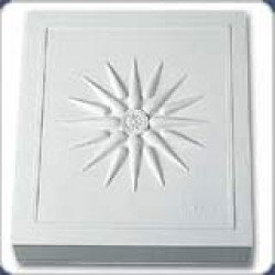 Κουδούνι ηλεκτρονικό λευκό - Καμπάνα / 2 ήχων - 230V - VE5000 /2 - aliberti