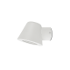 Garden wall luminaire 1xGU10 max Steel+Glass White Φ115mmx108mm VIDA - aca