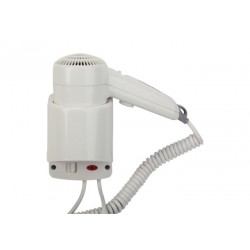 Στεγνωτήρας μαλλιών λευκό για ξενοδοχεία - 400W/1200W - Viento 2 - Vama