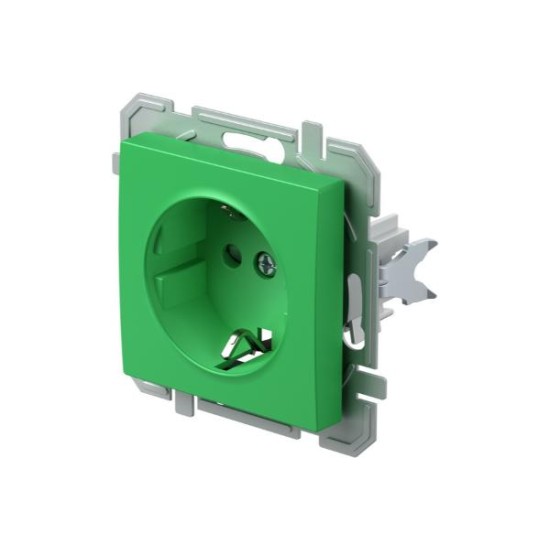 Πρίζα σούκο 2P+E 16A 250V~ PW XO Λευκό / LOGIQ TEM