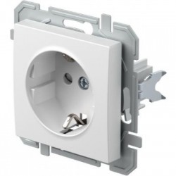 Πρίζα σούκο 2P+E 16A 250V~ PW XO Λευκό / LOGIQ TEM