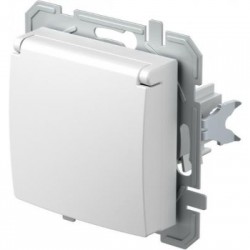 Πρίζα σούκο + Κάλυμμα  2P+E 16A 250V~ PP Λευκό XO / LOGIQ TEM