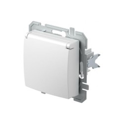 Πρίζα σούκο + Κάλυμμα  2P+E 16A 250V~ PP Λευκό XO / LOGIQ TEM