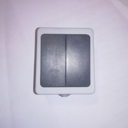 Διακόπτης K-R εξωτερικός Γκρί - IP54 - WOT-EU1-Pb1 - GEYER