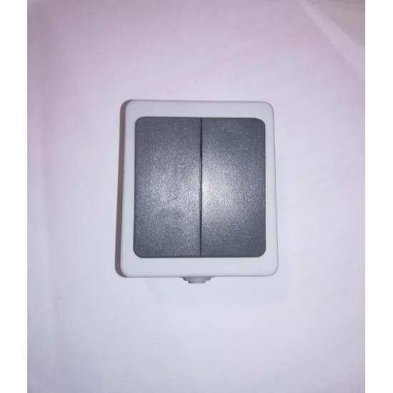 Διακόπτης K-R εξωτερικός Γκρί - IP54 - WOT-EU1-Pb1 - GEYER