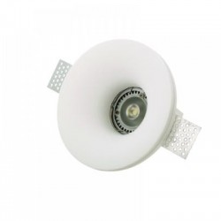 Χωνευτό σποτ λευκό από γύψο 1XGU10 D:13cm (Χ0002) - INLIGHT