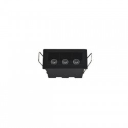 Downlight σποτ 3*3W 3CCT σε μαύρη απόχρωση (X00190B) - INLIGHT