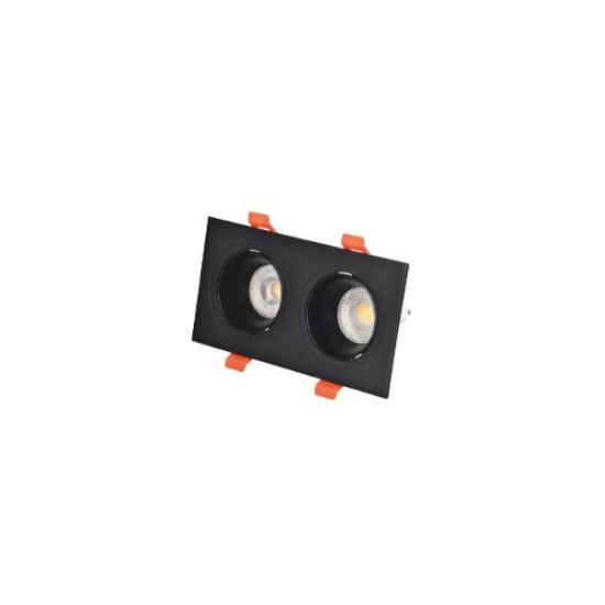Downlight σποτ GU10 σε μαύρη απόχρωση (X00330B) - INLIGHT
